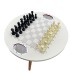 Sleek and Stylish Chess Table, chessboard, parents gift, chess set with chess pieces, Chess Table with Piece Storage