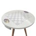 Sleek and Stylish Chess Table, chessboard, parents gift, chess set with chess pieces, Chess Table with Piece Storage